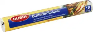 RUBIN Butterbrotpapier, 16 m