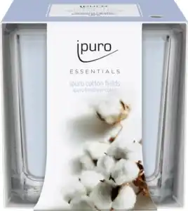 ipuro Essentials Duftkerze Cotton Fields, 125 g