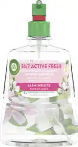 Air Wick 24/7 Active Fresh Aerosolfreies Automatisches Duftspray Nachfüller Jasminblüte, 228 ml