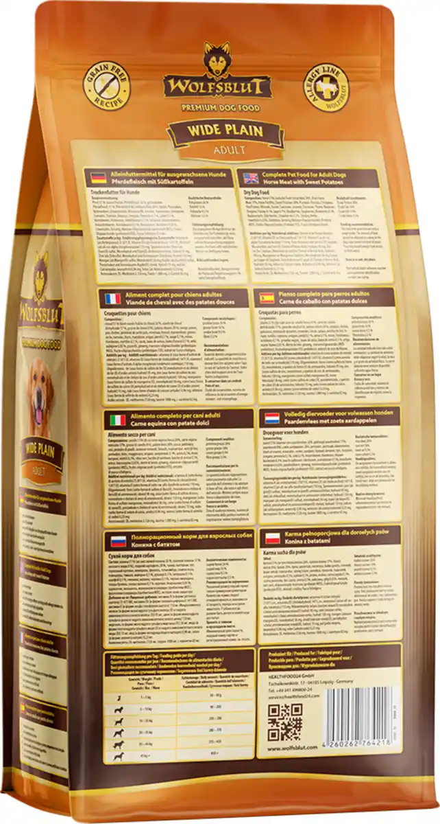 Bild 2 von Wolfsblut Hundetrockenfutter Wide Plain Adult, 2 kg