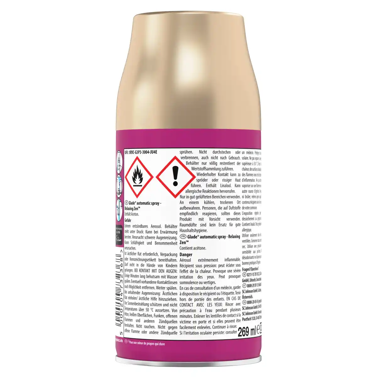 Bild 2 von Glade Automatic Spray Lufterfrischer Relaxing Zen Nachfüller, 269 ml