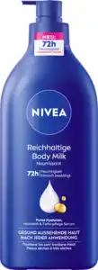 NIVEA Reichhaltige Body Milk Pump Spender, 625 ml