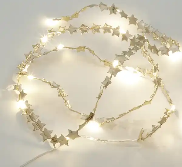 Bild 3 von RUBIN LICHT LED-Lichterkette Sterne 15 Lichter warmweiß