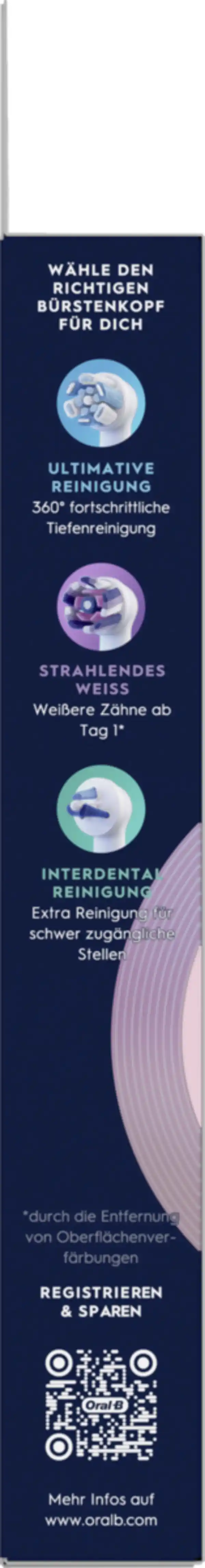 Bild 3 von Oral-B 6er Set Aufsteckbürsten iO Sanfte Reinigung