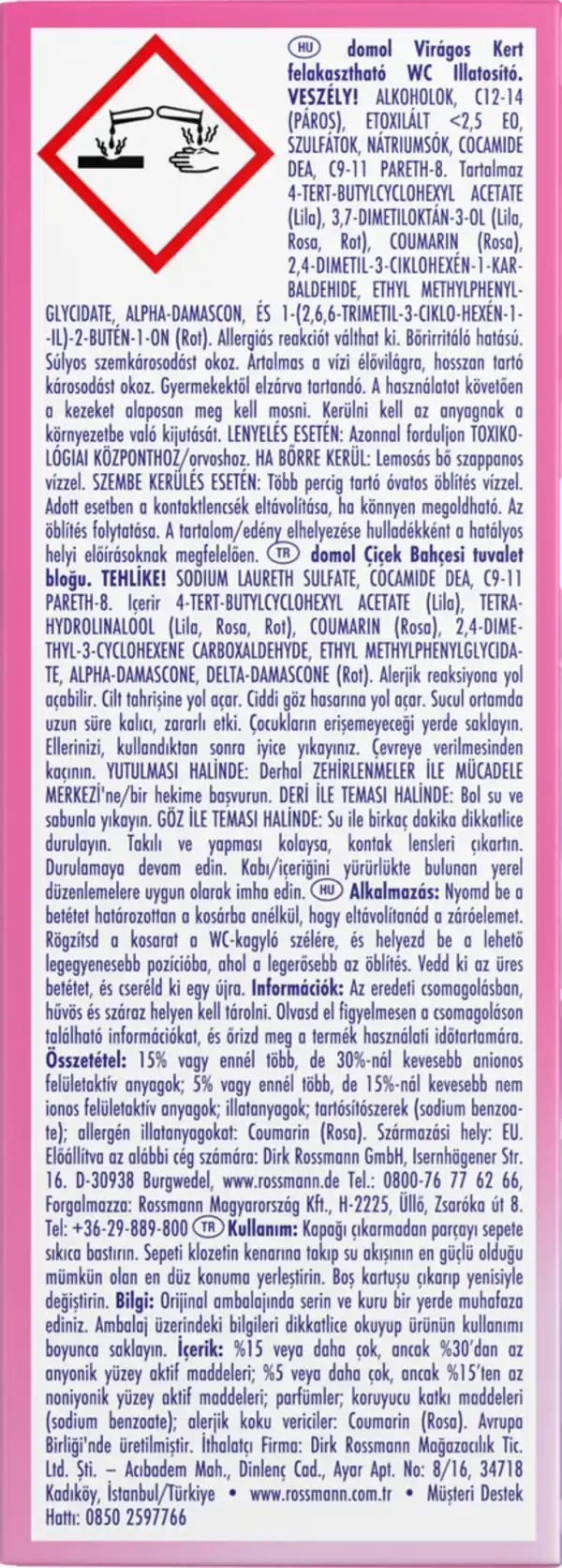 Bild 2 von domol WC-Duftspüler Flower Garden, 165 ml