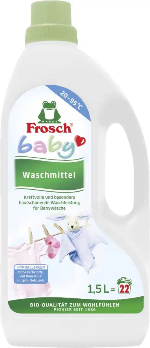 Bild 1 von Frosch baby Waschmittel Flüssig 22 WL