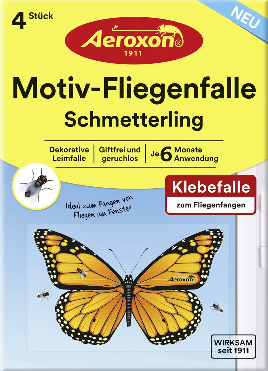 Bild 1 von Aeroxon Motivfliegenfalle Schmetterling