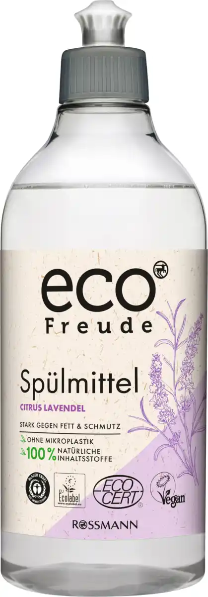 Bild 1 von eco Freude Spülmittel Citrus Lavendel, 500 ml