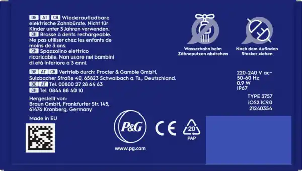 Bild 4 von Oral-B Elektrische Zahnbürste iO Series 2 Calm Pink