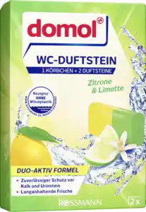 domol WC-Duftstein Zitrone & Limette, 80 g