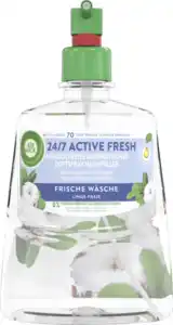 Air Wick 24/7 Active Fresh Aerosolfreies Automatisches Duftspray Nachfüller Frische Wäsche, 228 ml