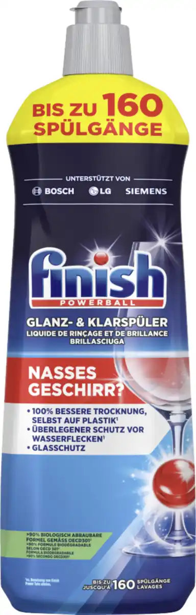 Bild 1 von Finish Glanz- & Klarspüler XL-Pack, 800 ml