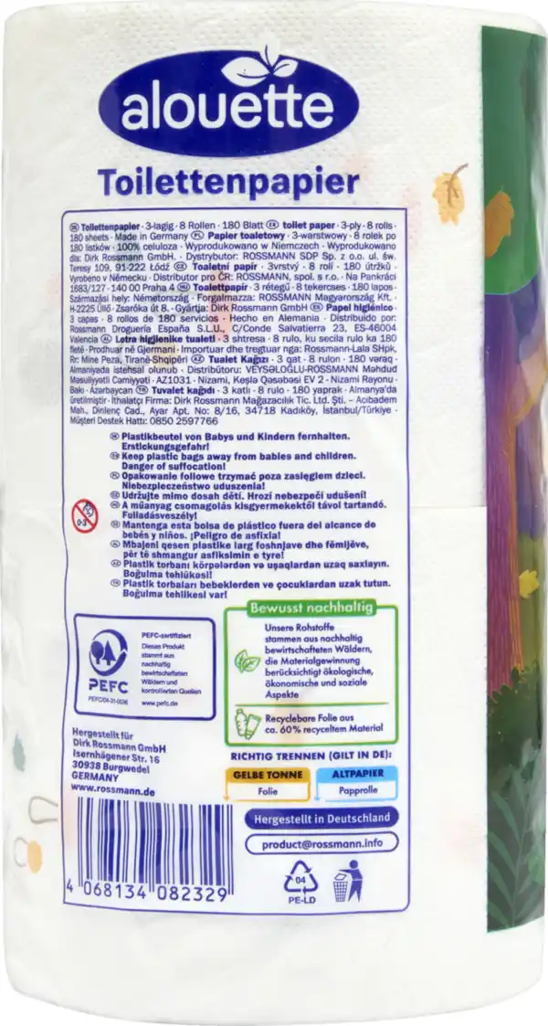 Bild 2 von alouette Toilettenpapier Gemeinsam ist es am schönsten