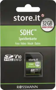 store.it SDHC Speicherkarte 32GB