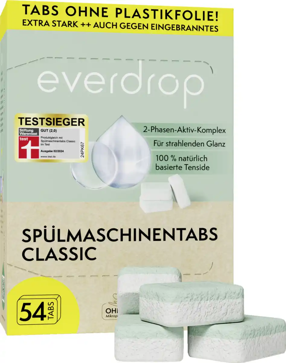 Bild 2 von everdrop Spülmaschinen-Tabs classic