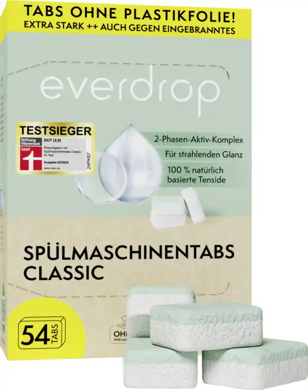 Bild 2 von everdrop Spülmaschinen-Tabs classic