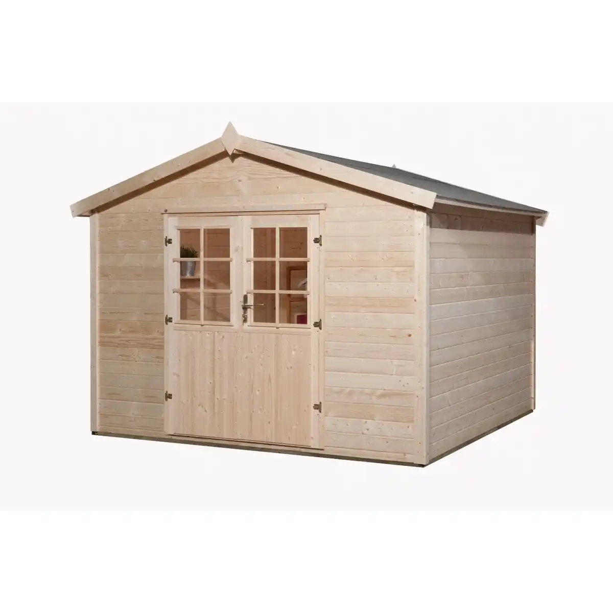 Bild 3 von Weka Holz-Gartenhaus Ravenna D Natur BxT: 300 cm x 295 cm