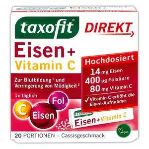 Taxofit Eisen + Folsäure + Vitamin C Direkt