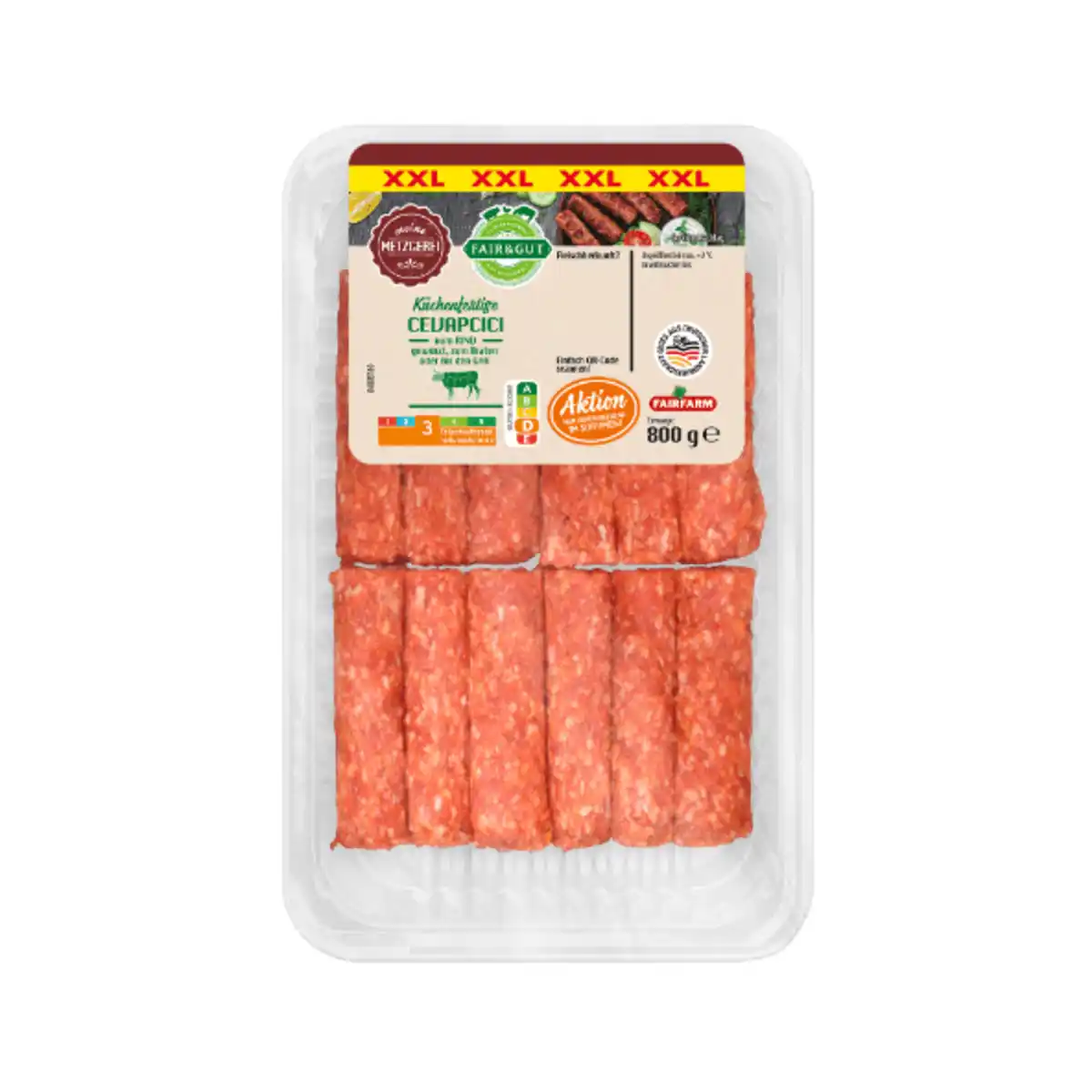Bild 2 von FAIR & GUT Cevapcici XXL 800g