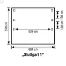 Bild 2 von Mr. GARDENER Doppelcarport »Stuttgart 1«, Außenmaß BxT: 602 x 508 cm, braun, Holzart: Douglasie