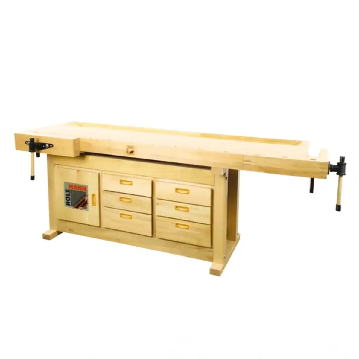 Bild 2 von HOLZMANN-MASCHINEN Hobelbank, BxHxL: 72 x 28 x 223 cm, Holz