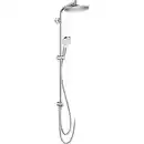 Bild 1 von Hansgrohe Duschsystem Crometta S Showerpipe 240 EcoSmart Chrom/Weiß m. Umsteller