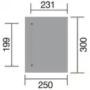 Bild 3 von Weka Terrassenüberdachung Größe 1 mit 300 cm x 250 cm