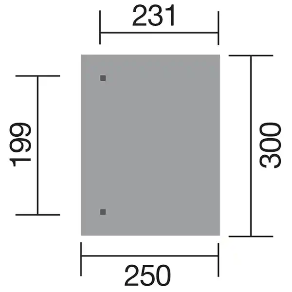 Bild 3 von Weka Terrassenüberdachung Größe 1 mit 300 cm x 250 cm