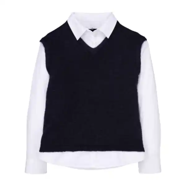 Bild 2 von UP2FASHION Strickpullunder mit Bluse