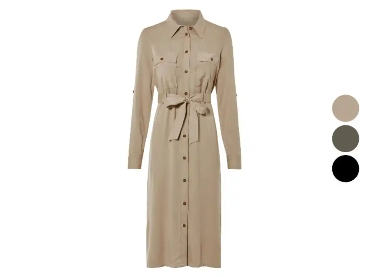 Bild 1 von esmara® Damen Blusenkleid, mit Seitenschlitzen