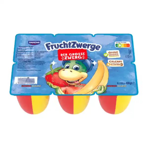 Bild 1 von DANONE Fruchtzwerge Duo XXL 100g