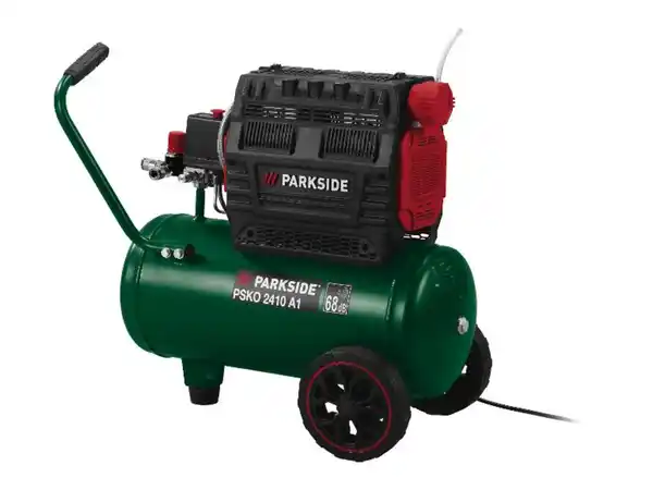 Bild 2 von PARKSIDE® Silent-Kompressor »PSKO 2410 A1«, mit 2-Zylinder-Motor