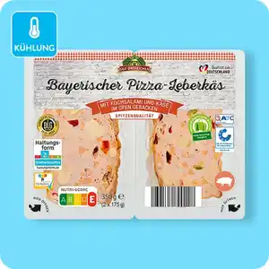 GUT DREI EICHEN / GÜLDENHOF Bayerischer Leberkäs, Pizza-Leberkäs