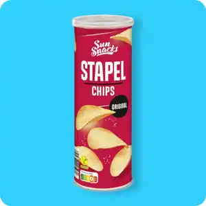 SUN SNACKS Stapelchips, versch. Sorten