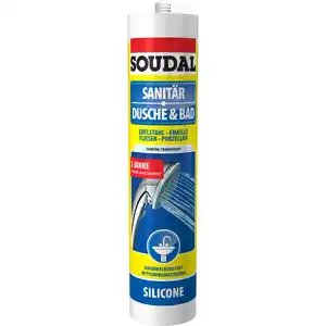 Soudal Dusche & Bad Silikon Transparent 300 ml