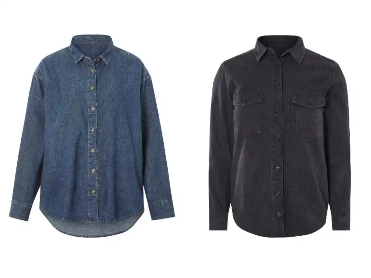 Bild 1 von esmara® Damen Jeanshemd, mit durchgehender Knopfleiste