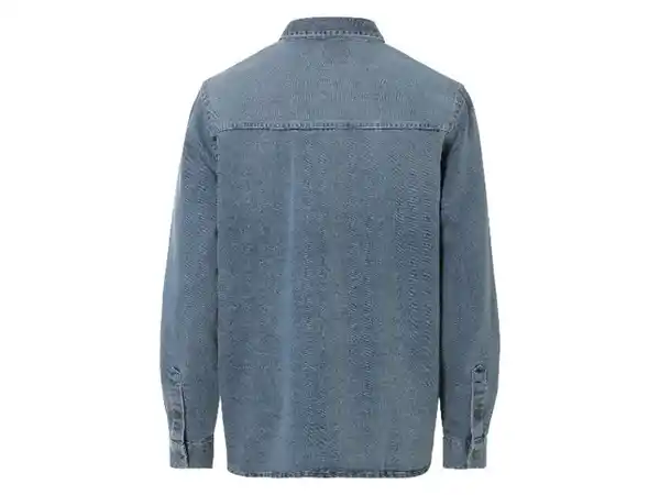 Bild 4 von LIVERGY® Herren Jeanshemd, mit leichtem Washed-Effekt