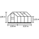 Bild 2 von Halls Gewächshaus Popular 86 mit 3 mm Sicherheitsglas Grün 5,0 m²