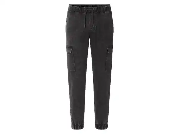 Bild 4 von LIVERGY® Herren Denim-Joggers, Relaxed Fit, normale Leibhöhe