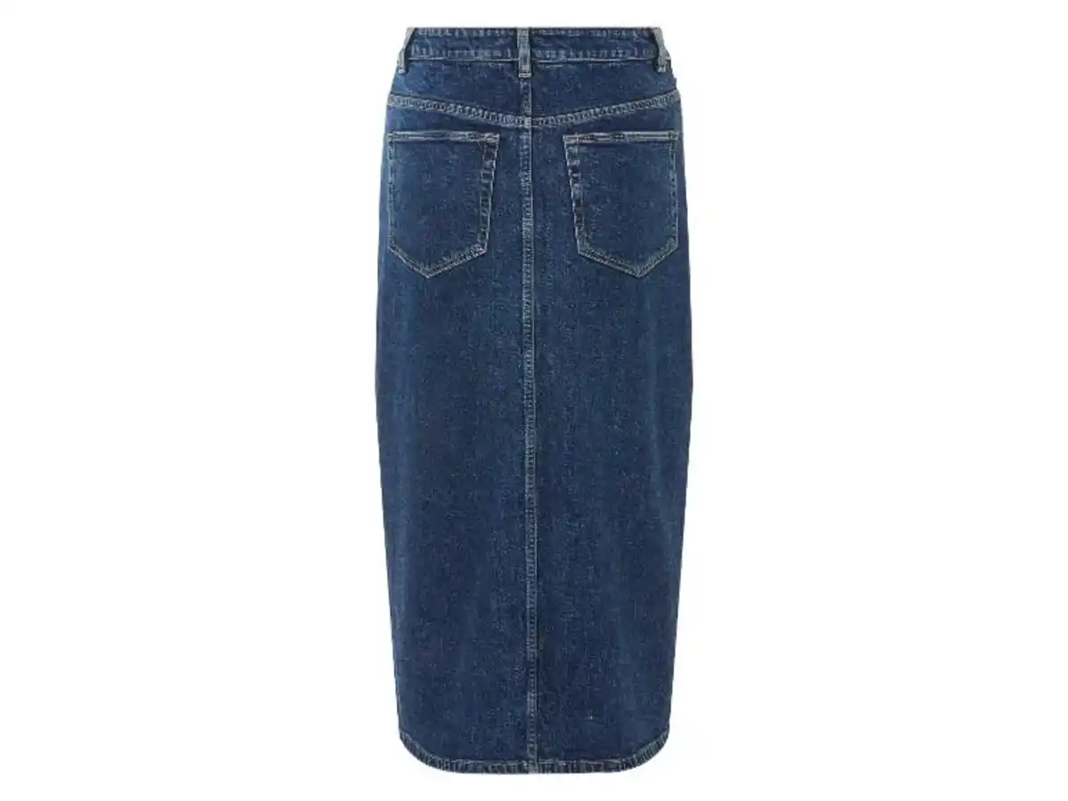 Bild 4 von esmara® Damen Jeansrock, in Midi-Länge