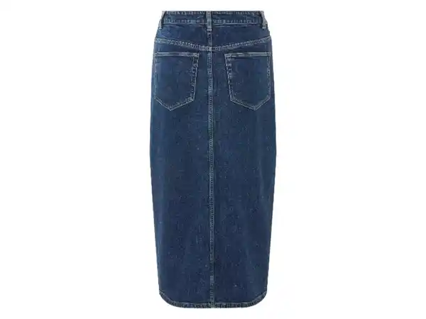 Bild 4 von esmara® Damen Jeansrock, in Midi-Länge