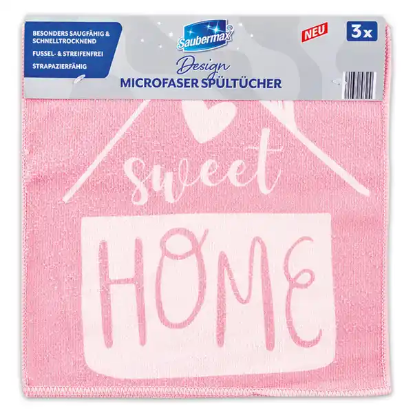 Bild 4 von Saubermax Design Microfaser Spültücher