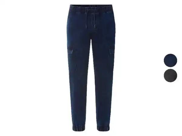 Bild 1 von LIVERGY® Herren Denim-Joggers, Relaxed Fit, normale Leibhöhe