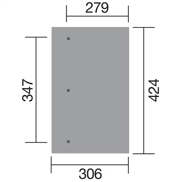 Bild 4 von Weka Terrassenüberdachung Holz Größe 3 mit 424 cm x 306 cm