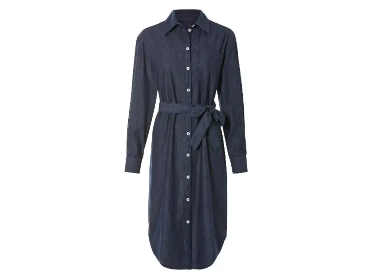 Bild 2 von esmara® Damen Jeanskleid im angesagten Hemdblusen-Style