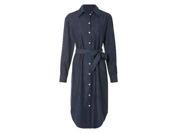 Bild 2 von esmara® Damen Jeanskleid im angesagten Hemdblusen-Style