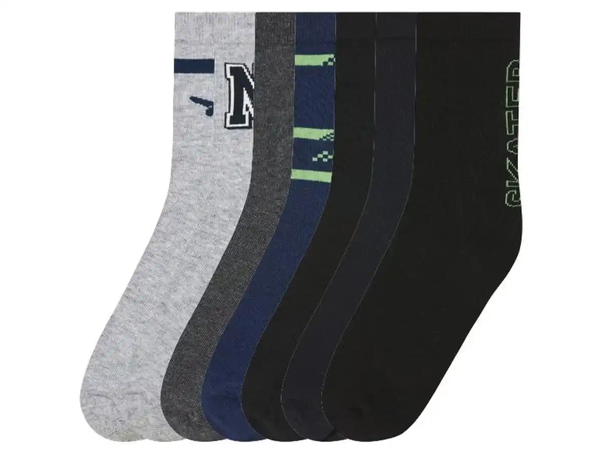 Bild 2 von pepperts!® Kinder Socken, 7 Paar, mit Bio-Baumwolle