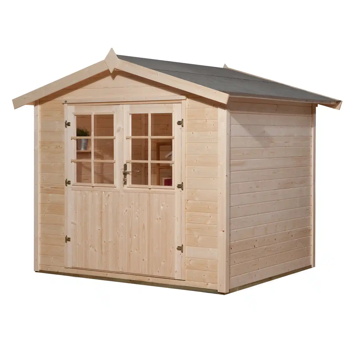 Bild 3 von Weka Holz-Gartenhaus Ravenna A Natur BxT: 240 cm x 205 cm