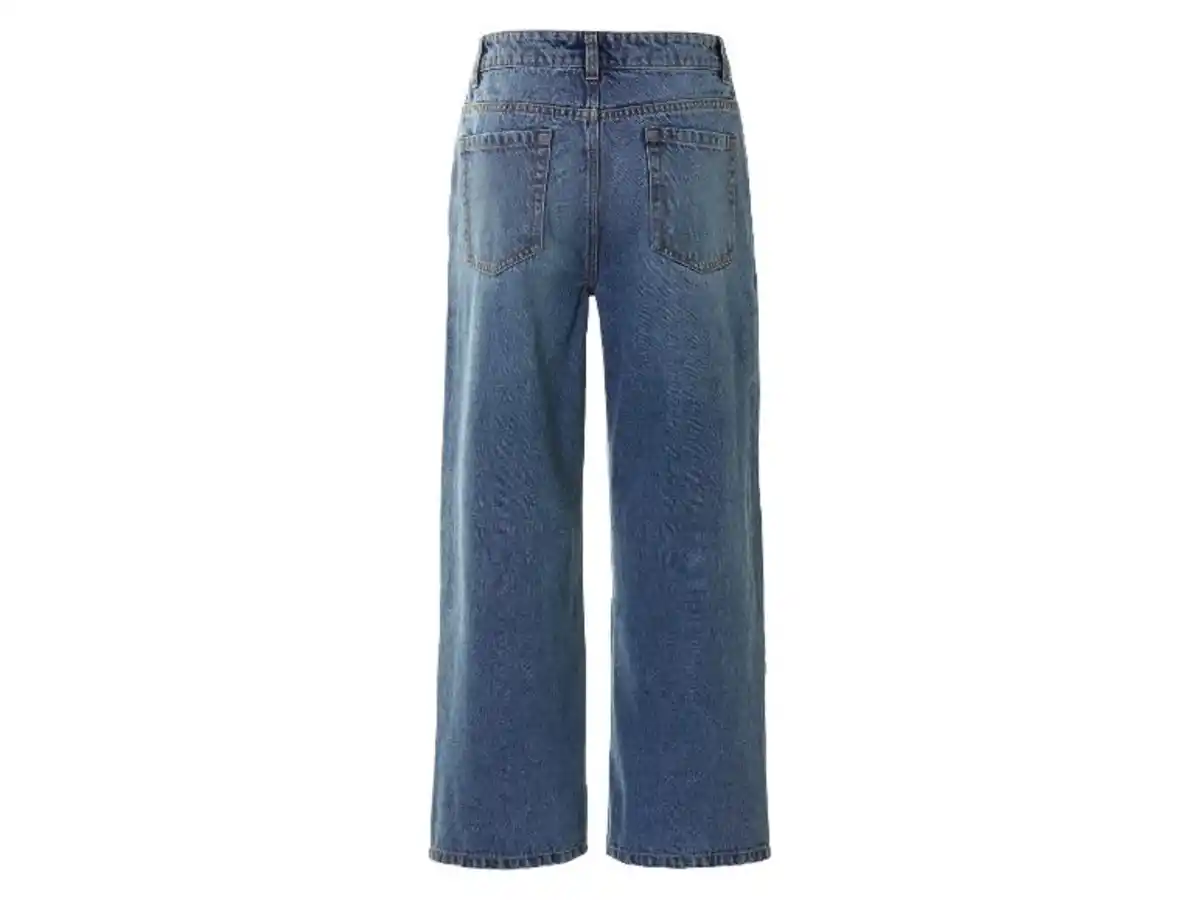 Bild 3 von esmara® Damen Jeans, Wide Leg, hohe Leibhöhe