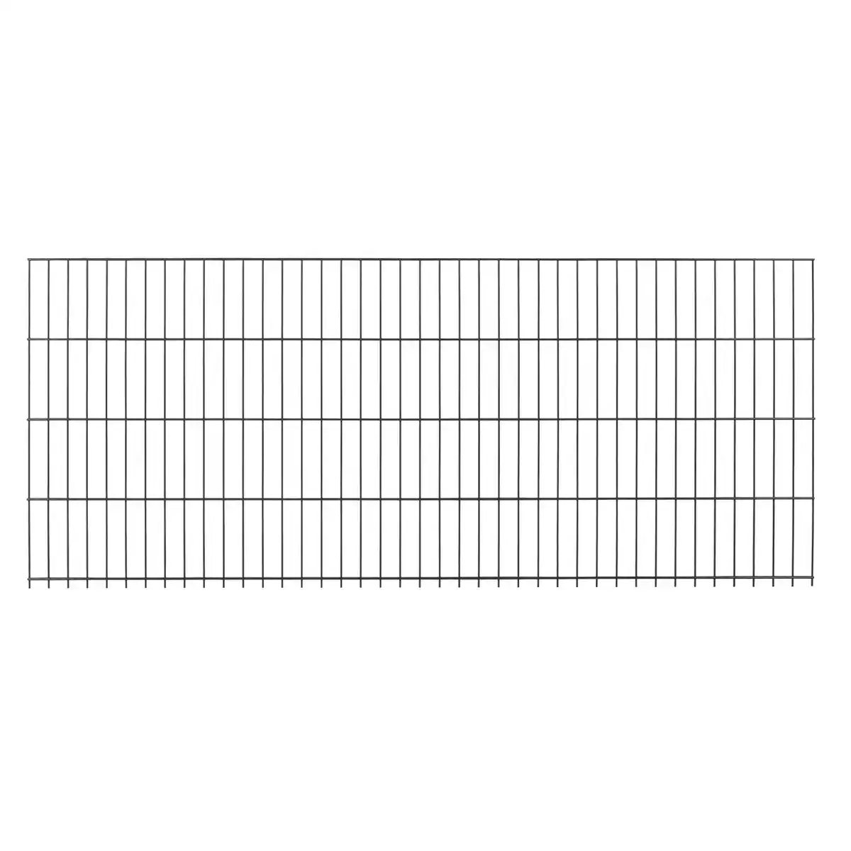 Bild 1 von Doppelstabmattenzaun Metall 83 cm x 201 cm Anthrazit